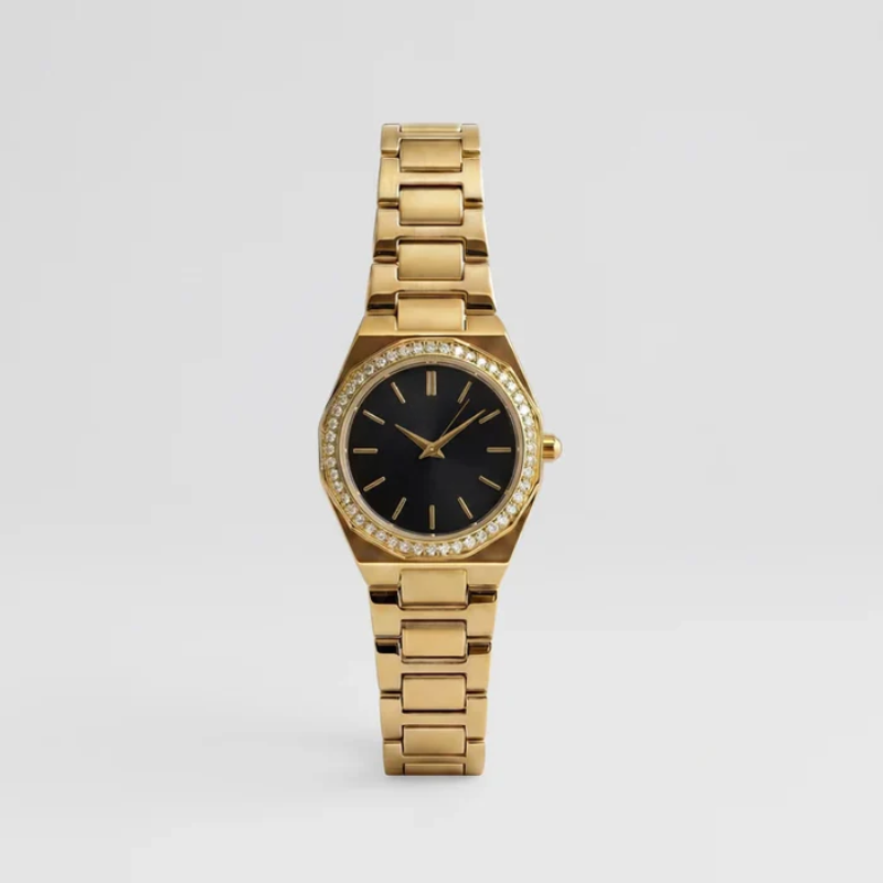 Relógio Isadora Slim - Dourado Preto